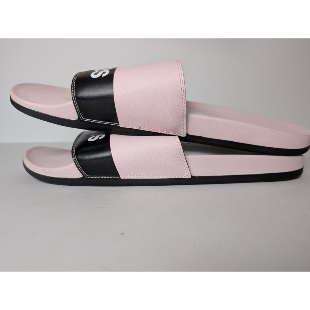 NWT Adidas Adilette Comfort Men Size 18 Pink White Original Adult Slides Sandals - Picture 8 of 11